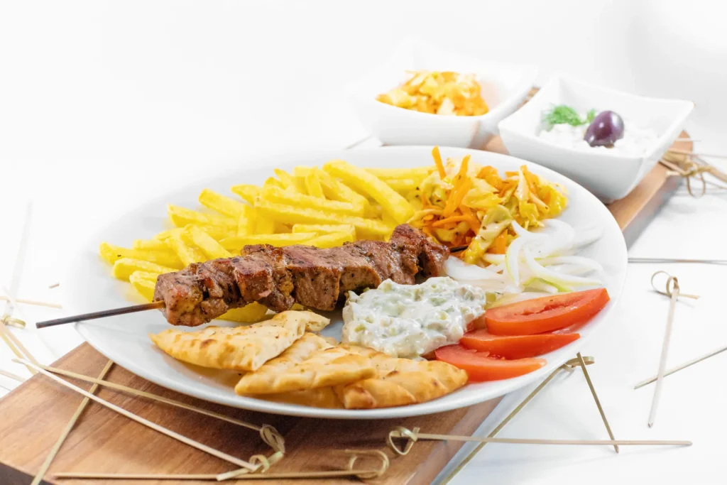 Souvlaki-Teller-ifigenia-catering-food-truck-hausgemacht-homemade-greek-food
